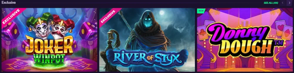 NaoBet Exclusive Games